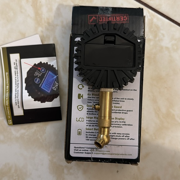 Elite Digital Tire Pressure Gauge - Professional Accuracy - 100 PSI Elite NWT - Picture 9 of 9